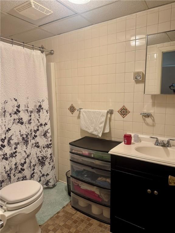 250 E Water St, Slippery Rock Boro, PA 16057 - full bathroom featuring vanity and a shower with shower curtain