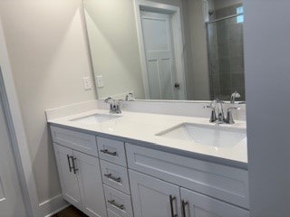 326 Stately Ct, Adams Twp, PA 16046 - full bath with double vanity and a shower with door