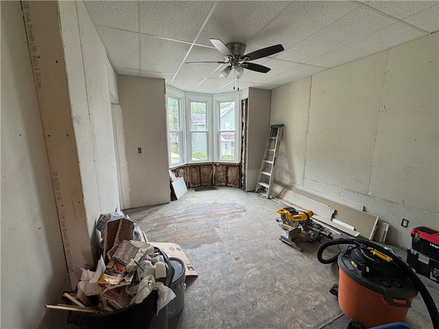 21 Hodgson Ave, Ingram, PA 15205 - unfurnished room featuring a drop ceiling and a ceiling fan