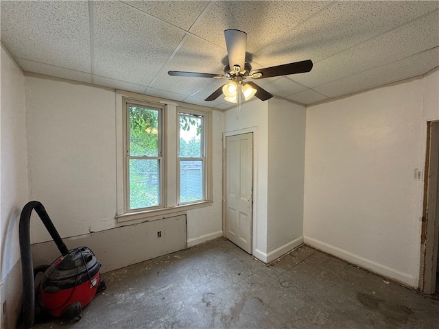 21 Hodgson Ave, Ingram, PA 15205 - unfurnished bedroom with a ceiling fan and baseboards