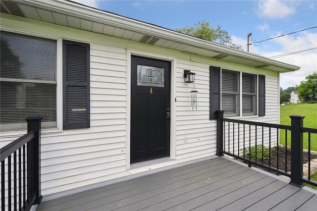 4 Ward St, Canton Twp, PA 15301 - view of wooden deck