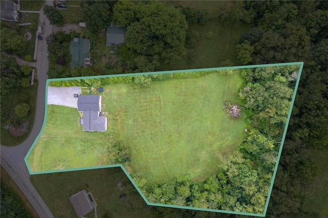 4 Ward St, Canton Twp, PA 15301 - aerial view of property's location featuring property parcel outlined