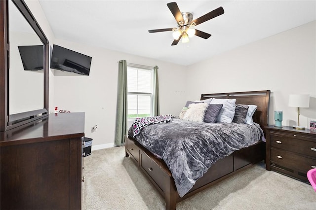 329 Nelson Dr, Monroeville, PA 15146 - bedroom featuring light colored carpet and a ceiling fan