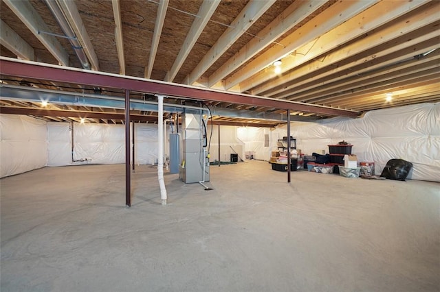 329 Nelson Dr, Monroeville, PA 15146 - unfinished below grade area with heating unit