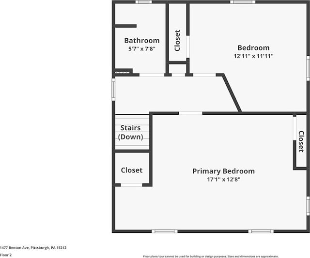 1477 Benton Ave, Brighton Heights, PA 15212 - view of home floor plan