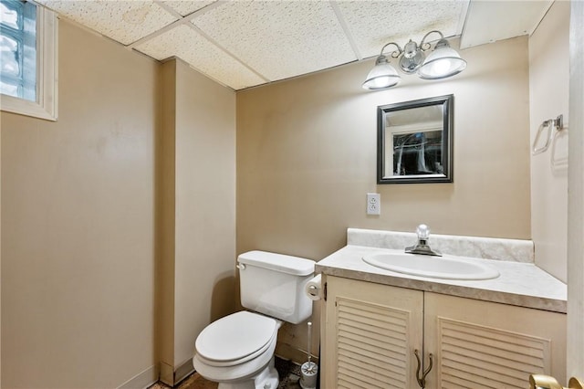 1477 Benton Ave, Brighton Heights, PA 15212 - bathroom featuring a drop ceiling and vanity