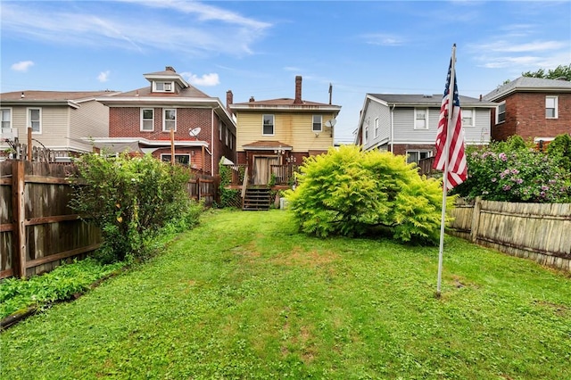 1477 Benton Ave, Brighton Heights, PA 15212 - fenced backyard with a wooden deck