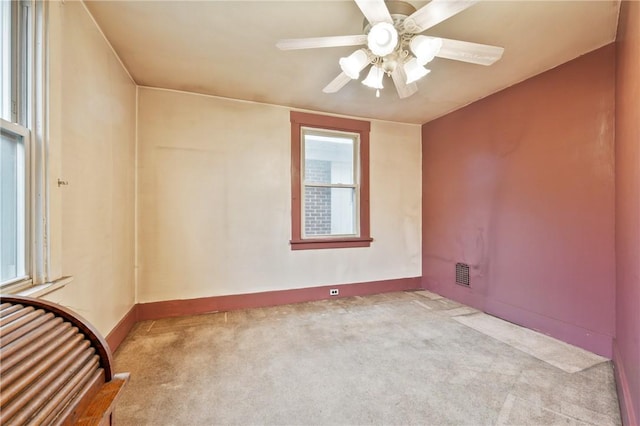 1477 Benton Ave, Brighton Heights, PA 15212 - unfurnished room with carpet floors and ceiling fan