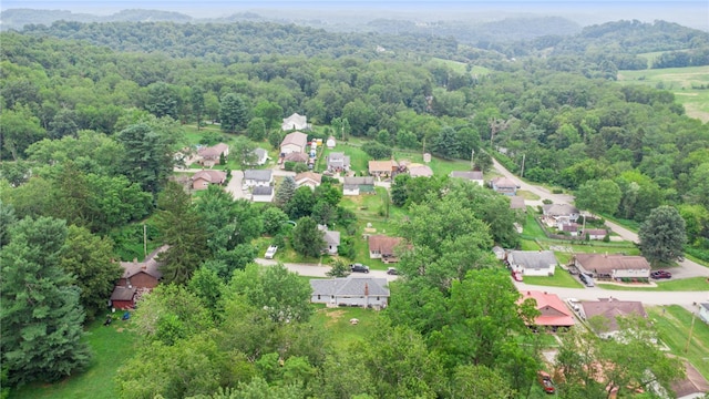 1021 Beechnut St, West Deer, PA 15084 - aerial view of residential area featuring a heavily wooded area