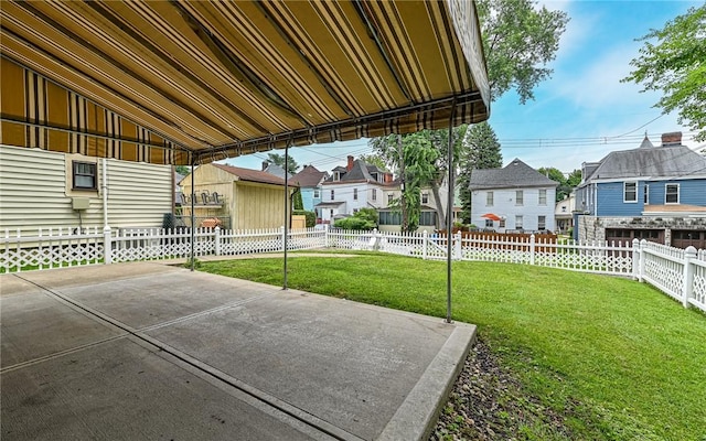 112 Fisk Ave, Avalon, PA 15202 - fenced backyard with a residential view and a patio area