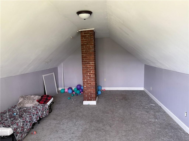 1119 Stewart St, Tarentum, PA 15084 - unfurnished bedroom featuring carpet and lofted ceiling
