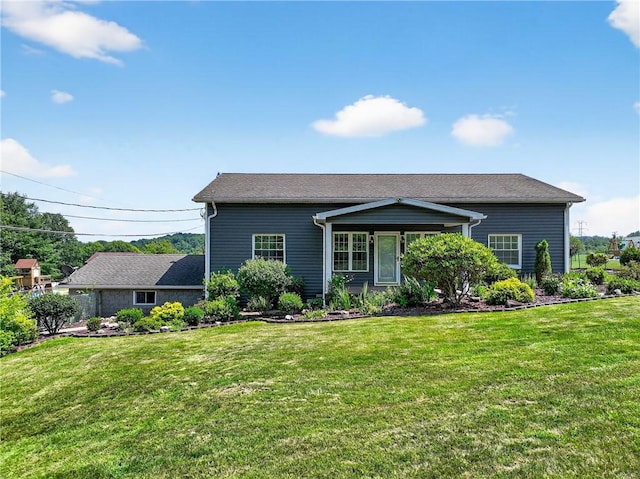 235 Telegraph Rd, Luzerne Twp, PA 15417 - view of front facade featuring a front yard