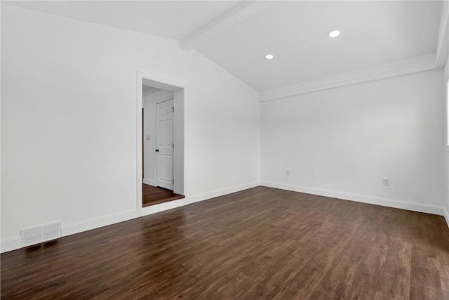 235 Telegraph Rd, Luzerne Twp, PA 15417 - unfurnished room with dark wood-type flooring and recessed lighting