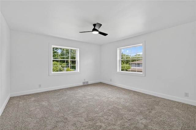 235 Telegraph Rd, Luzerne Twp, PA 15417 - carpeted empty room with baseboards and a ceiling fan