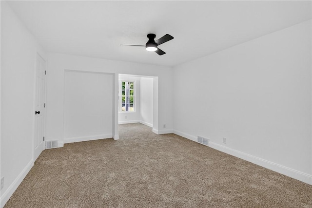235 Telegraph Rd, Luzerne Twp, PA 15417 - spare room featuring a ceiling fan and carpet
