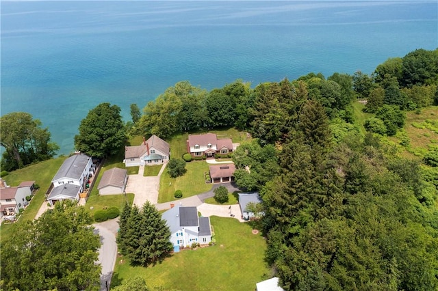 8410 Windsor Beach Ct, Harborcreek Twp, PA 16511 - aerial perspective of suburban area with a nearby body of water