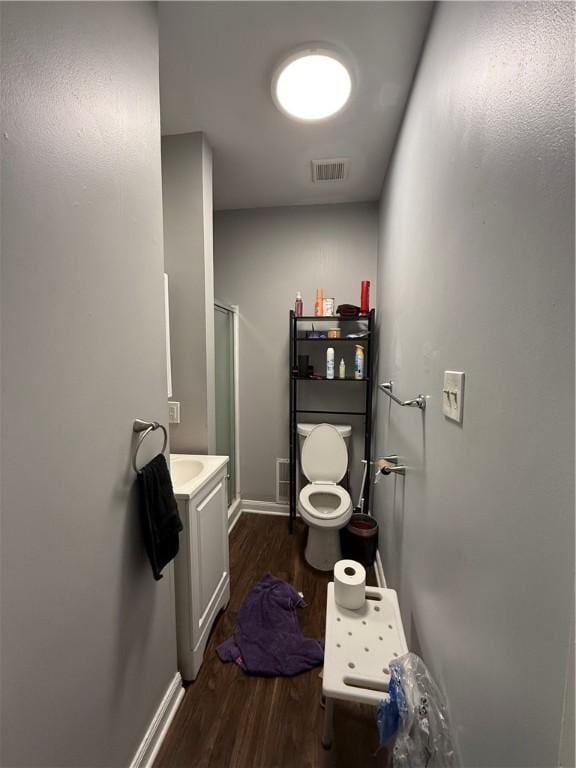 1336 Complete St, Marshall Shadeland, PA 15212 - bathroom with wood finished floors, a stall shower, and vanity