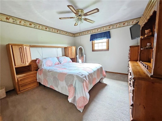 323 Hoon Rd, Oakland Twp, PA 16001 - bedroom with carpet flooring and ceiling fan