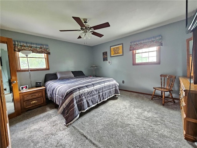 323 Hoon Rd, Oakland Twp, PA 16001 - bedroom featuring carpet floors and ceiling fan