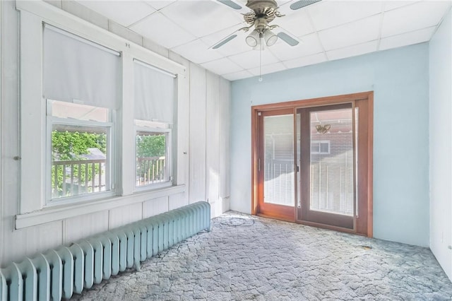 357 Keystone Dr, New Kensington, PA 15068 - unfurnished sunroom featuring radiator heating unit