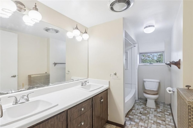 357 Keystone Dr, New Kensington, PA 15068 - full bath featuring double vanity and shower / tub combination