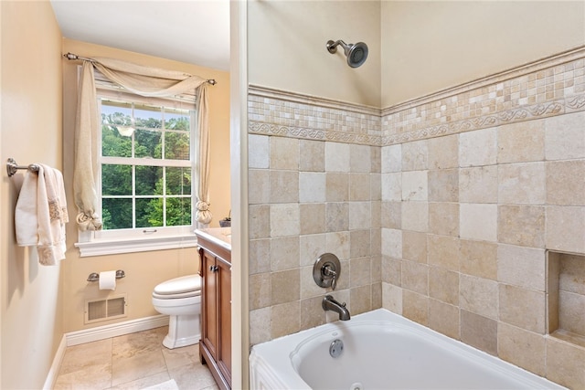 511 Brunswick Dr, Hempfield Twp, PA 15601 - full bathroom with vanity and shower / bathtub combination