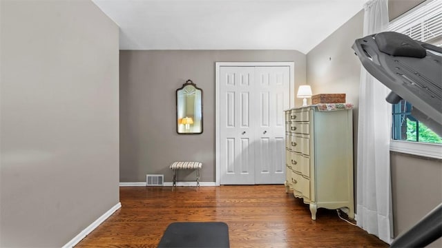 817 Wainwright Dr, Mt Lebanon, PA 15228 - exercise area with wood finished floors and baseboards