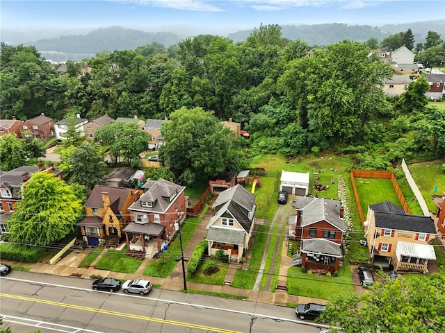 4329 Stanton Ave, Stanton Heights, PA 15201 - aerial view of residential area featuring a mountainous background