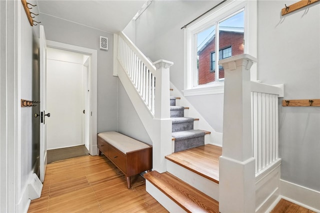 4329 Stanton Ave, Stanton Heights, PA 15201 - stairway with wood finished floors