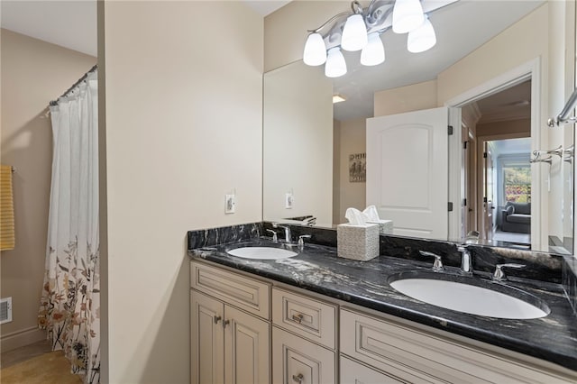 3111 Edelweiss Ct Ste 201, Adams Twp, PA 16046 - full bathroom featuring double vanity