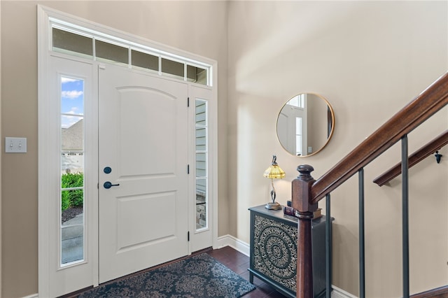 3111 Edelweiss Ct Ste 201, Adams Twp, PA 16046 - foyer entrance with stairs