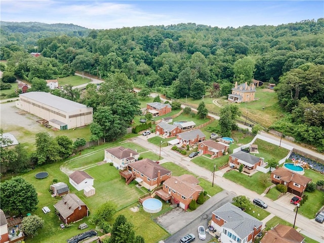 10 Ronald St, West Elizabeth, PA 15088 - aerial perspective of suburban area with a heavily wooded area