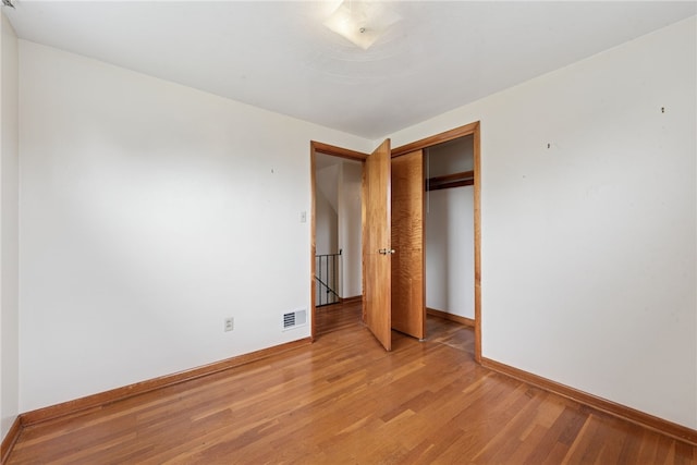 1920 Cheryl Dr, North Huntingdon, PA 15642 - unfurnished bedroom with light wood-type flooring and a closet