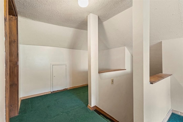 3914 38th St, Pulaski Twp, PA 15066 - additional living space featuring carpet flooring and a textured ceiling