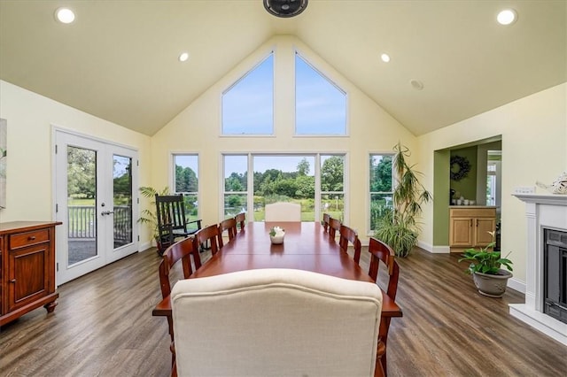 115 Nursery Rd, Forward Twp, PA 16053 - sunroom with french doors and vaulted ceiling