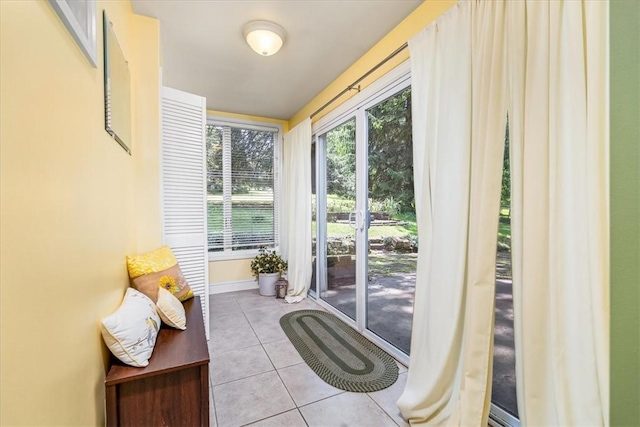 115 Nursery Rd, Forward Twp, PA 16053 - doorway with tile patterned flooring and baseboards