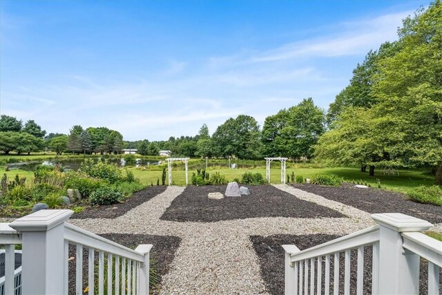 115 Nursery Rd, Forward Twp, PA 16053 - view of yard featuring view of wooded area
