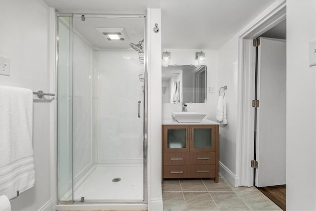 115 Nursery Rd, Forward Twp, PA 16053 - bathroom featuring a shower stall and vanity