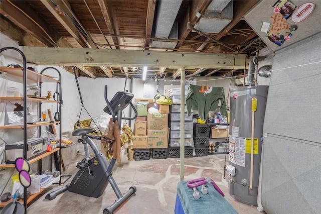 2913 Willett Rd, Brentwood, PA 15227 - exercise room with gas water heater