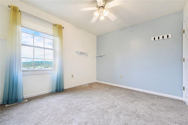 538 Bluegrass Dr, Canonsburg, PA 15317 - carpeted spare room featuring healthy amount of natural light and a ceiling fan