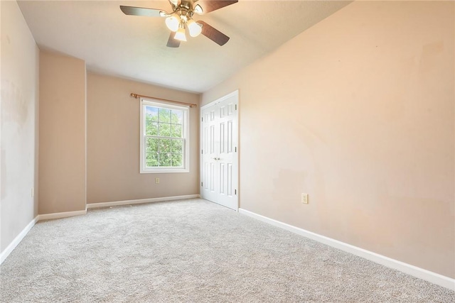 538 Bluegrass Dr, Canonsburg, PA 15317 - carpeted spare room with a ceiling fan and baseboards