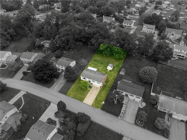 43 Dover Rd, Penn Twp, PA 15642 - aerial perspective of suburban area featuring property boundaries highlighted