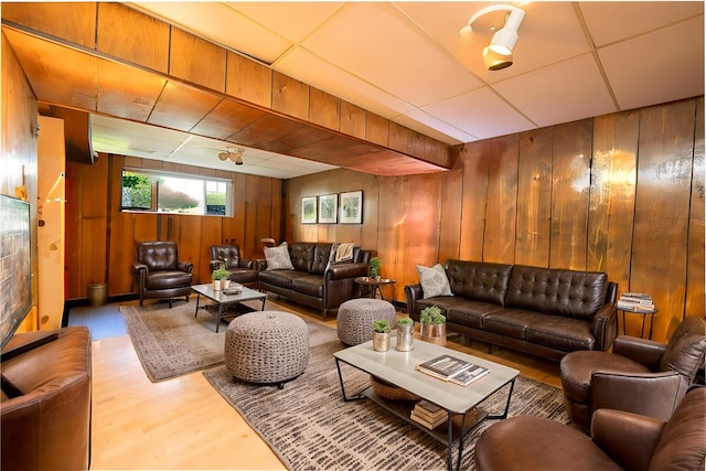 43 Dover Rd, Penn Twp, PA 15642 - living room with wooden walls and wood finished floors