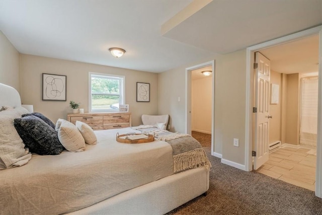 7321 Ringertown Rd, Murrysville, PA 15632 - carpeted bedroom with baseboard heating and baseboards