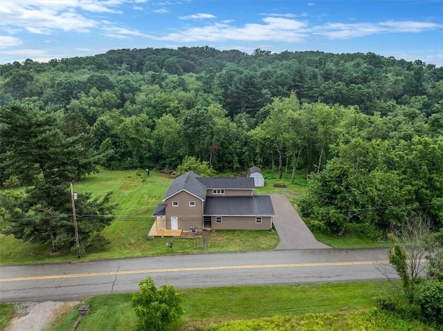 7321 Ringertown Rd, Murrysville, PA 15632 - view from above of property featuring a forest