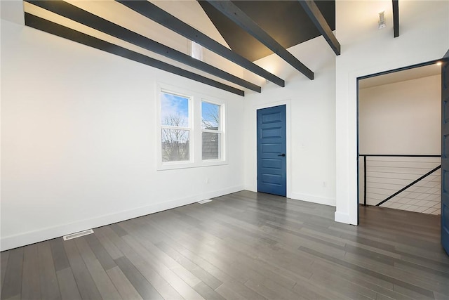 233 E 21st Ave, Munhall, PA 15120 - empty room featuring baseboards and dark wood-style floors