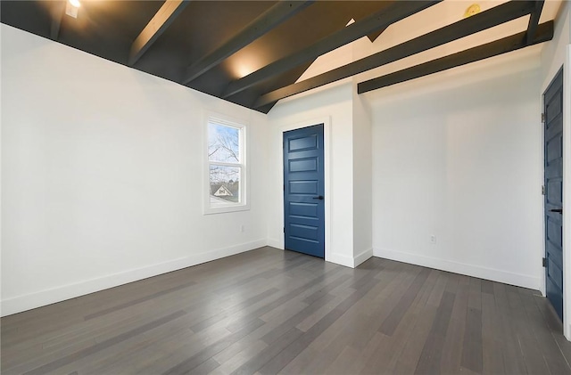 233 E 21st Ave, Munhall, PA 15120 - spare room featuring baseboards and dark wood-style flooring