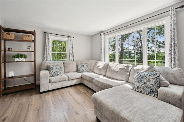 516 Shenango Rd, Chippewa Twp, PA 15010 - living area featuring wood finished floors