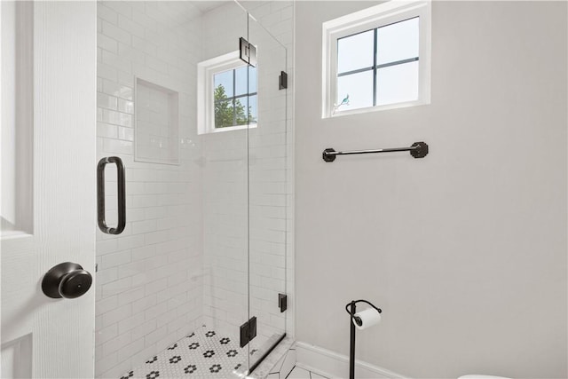 237 Clever Rd, Robinson Twp, PA 15136 - bathroom featuring a shower stall and toilet