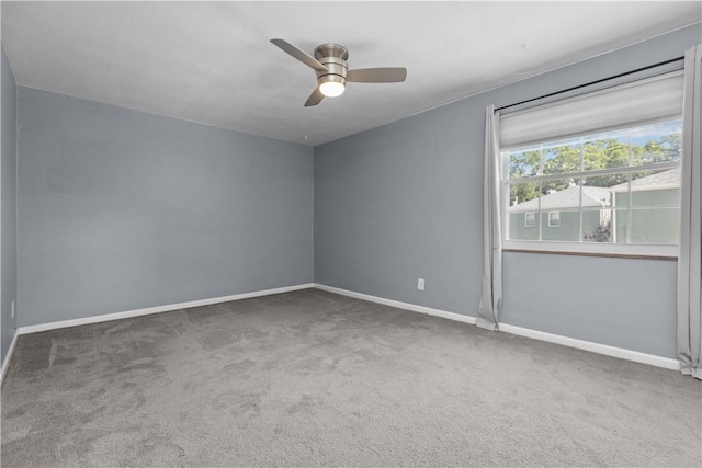 109 Raleigh Ct, Ross Twp, PA 15237 - spare room with carpet and a ceiling fan